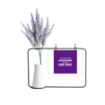 thumbnail image 1 of Encriptación de palabras ortográficas Tarjeta de jarrón de lavanda artificial, 1 of 3