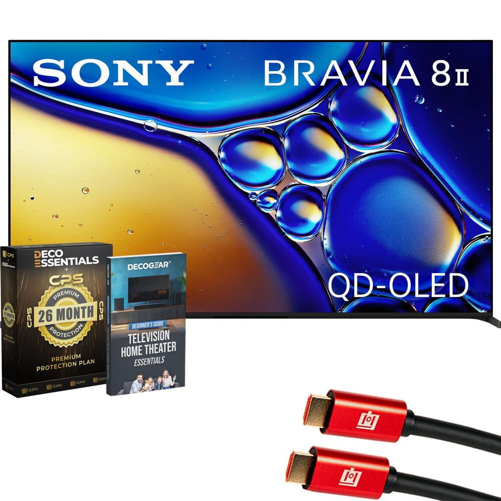 Smart TV Sony BRAVIA 8 II E4SNK55XR80M2 QD OLED 4K 55 Pulgadas 120Hz Google TV
