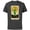 Charcoal, variant on Marvel Tarot Arcana Loki as the Devil Card - Short Sleeve Cotton T-Shirt for Adults - Customized-Natural
