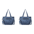 thumbnail image 1 of Bolso Hombro Mezclilla para Mujer Con Pequeño Mano Niñas () Azul, 1 of 9