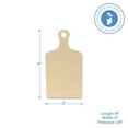 thumbnail image 3 of Mini Wooden Cutting Board Shapes, 6” with Handle, Pack of 100 Small Wooden Cutouts for Crafts & Party Decor, by Woodpeckers, 3 of 6