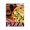 Italian Pizza Flavorful Gourmet, variant on Stupell Industries Eclectic Pizza Roma Classic Kitchen Canvas Art, 16 x 20, by Kim Allen