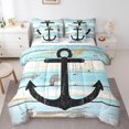 thumbnail image 1 of YST Boat Anchor King Comforter Set, 7-Piece, Nautical Theme, King Bed Size, 1 of 5