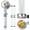 Gold, variant on ANTOWER High Pressure Handheld Showerhead with filters Vortex hydro jet Turbo Propeller 360 Degrees Rotating Easy Install(I-Blue)
