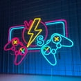 thumbnail image 3 of Glowneon Game Room Neon Sign, Game Arcade Store Signboard, 3 of 4