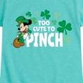 thumbnail image 3 of Disney - Too Cute To Pinch - Toddler And Youth Girls Short Sleeve Graphic T-Shirt, 3 of 5