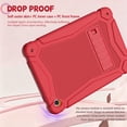 thumbnail image 4 of AVAWO Shockproof Case for Samsung Galaxy Tab A11+ Plus 11 inch 2026 with Built-in Kickstand, 3 Layers Heavy Duty Protection Cover for Galaxy A11+/A9+ 10.9, Red, 4 of 11