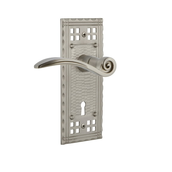 Nostalgic Warehouse Craswn_Sd_Kh_Rh Swan Right Handed Non-Turning One-Sided Door Lever -