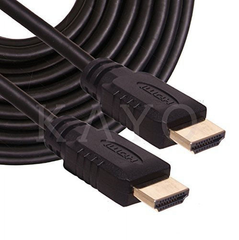 HDMI Cable,KAYO High Speed HDMI1.4/2.0 Super HD 4K 2160p Cable w/Signal Booster+Bonus CABLE TIE+USB Charger,Supports-4K 2160p/1080p HD,3D,Ethernet & Audio Return,PS3/PS4,Xbox360 (75FT -1PK)