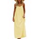 thumbnail image 5 of Una Línea Vestidos de Verano para las Mujeres 2025 sin Mangas Cami Espagueti Correa Vestidos para las Mujeres Vestido de Sol Largo Flujo, 5 of 9