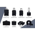 thumbnail image 2 of Travelers Club Riddock Luggage and Travel Accessories, Black, 14-Piece Set, 2 of 9