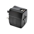 thumbnail image 4 of Kensington International Travel Adapter - Power adapter (BS 1363, NEMA 1-15, Europlug, AS/NZS 3112, 2 x USB) - black, 4 of 7