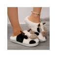 thumbnail image 6 of Fuzzy Cow Slippers for Women, Cute Cotton Animal Design, Soft Sole House Shoes for Bedroom & Living Room - 2026, 6 of 8