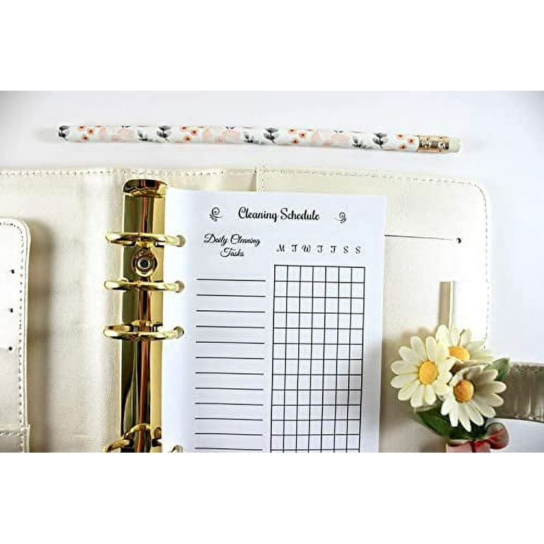 2024 Weekly Planner Inserts & Agenda Refill - Horizontal - Personal size,  LV MM