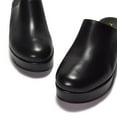 thumbnail image 3 of YDN Women Comfy Platform Round Toe Clogs Mules Slip On Wedge Mid Heel Slippers Sandals Summer Beach Dressy Shoes Size 12 Black Matte, 3 of 4