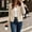 Beige, variant on IUYRTFE Women's Zip Up Ribbed Knit Bomber Jacket Long Sleeve Lightweight Casual Cardigan Top