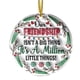 thumbnail image 2 of Christmas Acrylic Pendant Concave Textured Round Pendant Decoration, 2 of 5