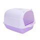 thumbnail image 5 of Caja de arena con capucha de lados altos. Inodoro con orinal cerrado con compuerta, bandeja para gatitos, retrete profundo, bandeja para cama, caja de Violeta, 5 of 9