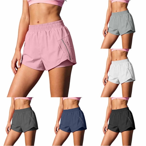 SGMVNU Womens Tennis Shorts For Sports Casual Wear Soft Stretch Shorts With Multiple Pockets Comfort Fit Shorts Club Party Cozy Bottoms Red M