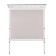 thumbnail image 4 of Liberty Furniture Industies, INC Allyson Park Crown Mirror in Wirebrushed White w/ Charcoal Top, 4 of 5