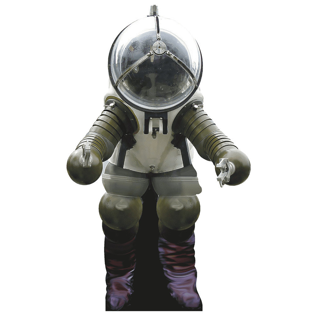 SP12159 JIM Atmospheric Deep Sea Diving Suit Big Daddy Cardboard Cutout