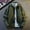 #063-Army Green, variant on Men's Solid Color Long Sleeve Lapel Button Pocket Jacket, No Hood Casual Outerwear for Everyday Wear and Outdoor Activities