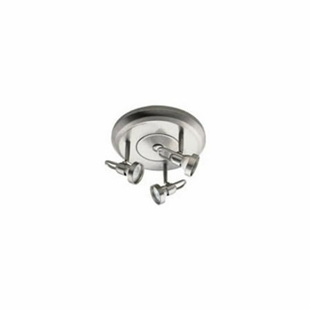 

3 - Light Fixture - Die Cast With 50W Built-In Electronic Transformer - Satin Chrome