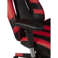 thumbnail image 4 of Brassex Inc Gaming Chair, Black/Red, 4 of 8