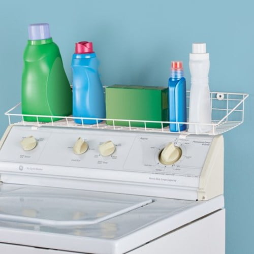 Laundry Room Metal Wire Organizer Storage Shelf