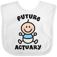 thumbnail image 3 of Inktastic Future Actuary Boys Baby Bib, 3 of 4