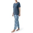 thumbnail image 5 of Wrangler Women's Short Sleeve Cotton Blend Pajama Set, Sizes S-4X, 5 of 11