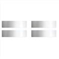 thumbnail image 1 of 4 Piezas Placa de Protección de Puerta Placas de Protección para Puertas Exteriores Placa de Protección de Aluminio para Decoración de Puertas Evite Que la Puerta Patee, 1 of 5