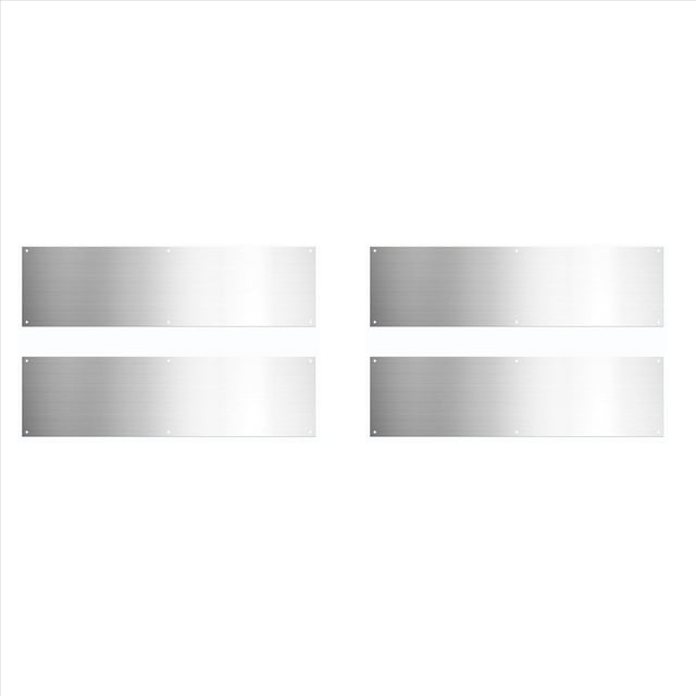 4 Piezas Placa de Protección de Puerta Placas de Protección para Puertas Exteriores Placa de Protección de Aluminio para Decoración de Puertas Evite Que la Puerta Patee