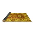 thumbnail image 2 of Ahgly Company Indoor Rectangle Abstract Yellow Modern Area Rugs, 7' x 9', 2 of 4
