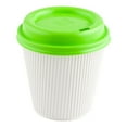 thumbnail image 1 of Restpresso Lime Green Plastic Coffee Cup Lid - Fits 8, 12, 16 and 20 oz - 500 count box, 1 of 2