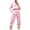 Pink, variant on Fashion Two Piece Sets for Women Casual Fleece Long Sleeve Plus Size Hoodie Trousers Sports Suit Presents for Womens