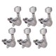 thumbnail image 1 of 6 clavijas de afinación de guitarra semicerradas, perillas de afinación 6L Plata, 1 of 9