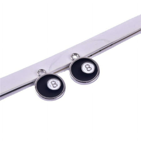 

FRCOLOR 10Pcs Small Billiards Ball Pendants Necklace Earring Making Pendants Novelty Billiards Ball Jewelry Charms