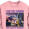 thumbnail image 2 of Disney - Darkwing Duck - I Am the Terror - Toddler & Youth Crewneck Fleece Sweatshirt, 2 of 4