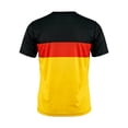 thumbnail image 5 of 2026 Soccer Cup Fan Jersey for Men, V-Neck Short Sleeve T-Shirt with National Team Flag Graphic, Soft Cotton Blend Athletic Top, 1 PC Black L, 5 of 5