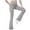 Gray, variant on JTSRKL Girls Flare Leggings Casual V-Cross High Waisted Yoga Pants Bootcut Leggings Kids Soft Stretch Dance Bell Bottoms with Pockets Purple 15-16 Years