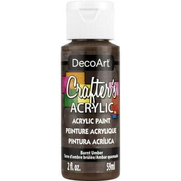 DecoArt Crafter's Acrylic Paint, 2 oz., Burnt Umber