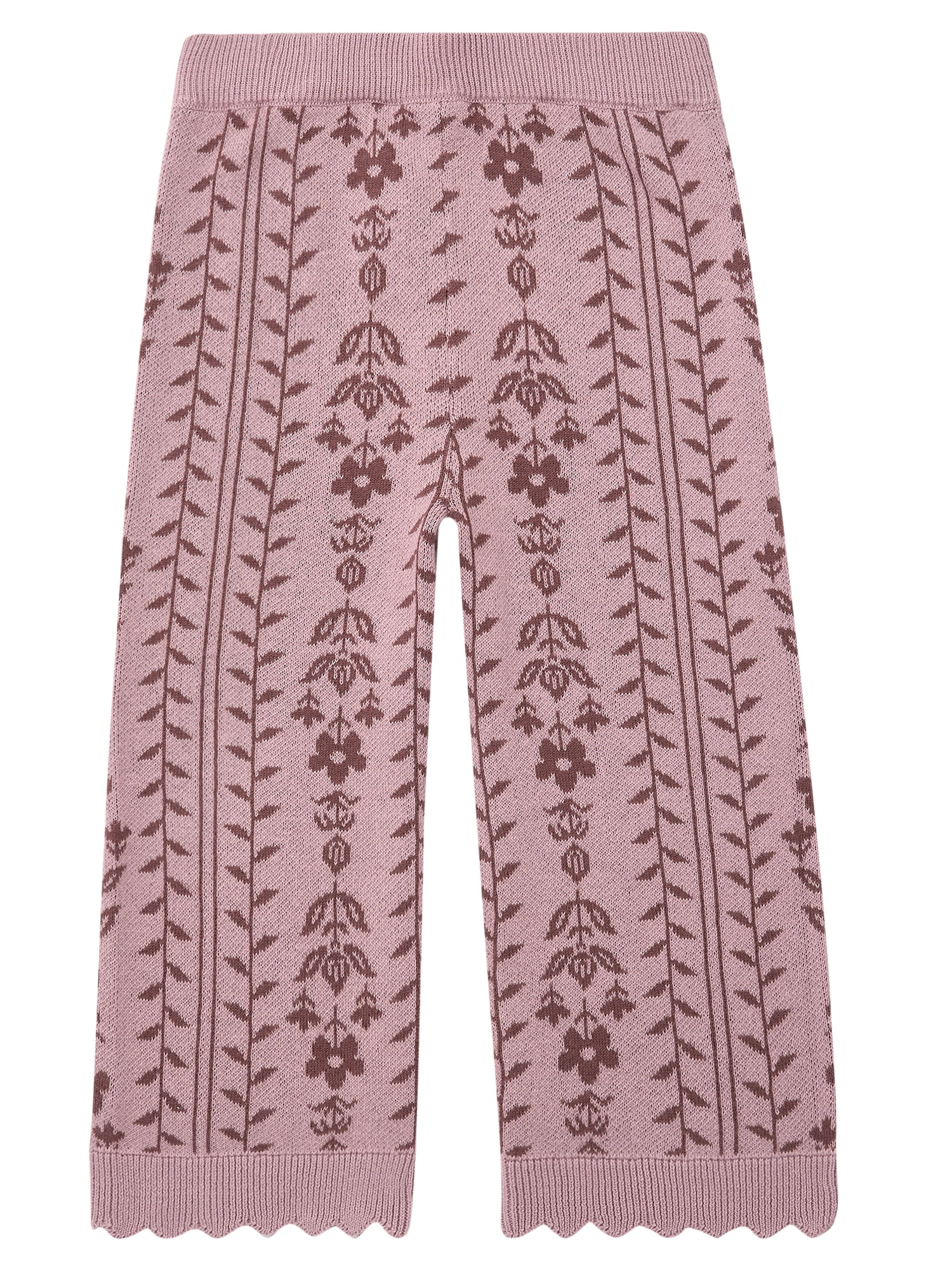 Modern Moments by Gerber Toddler Girl Jacquard Sweater and Pant Set, 2-Piece, Sizes 12 Months - 5T