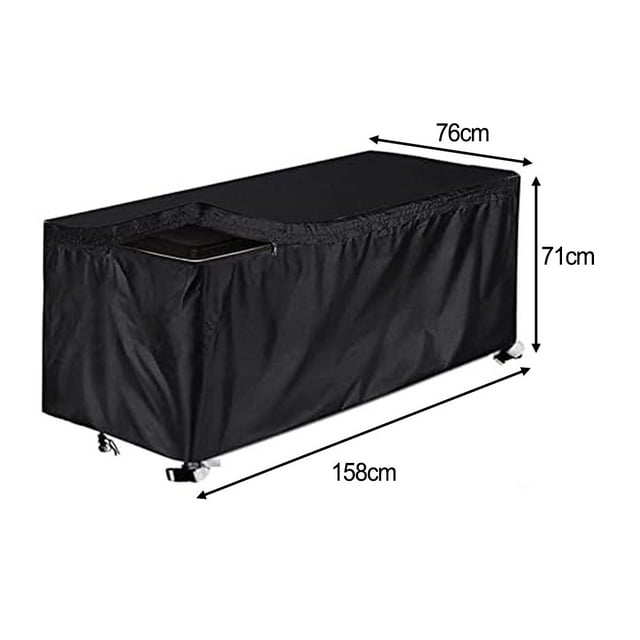 Housse de Boîte de Rangement de Jardin Imperméable 210D Housse de Boîte de Terrasse Extérieure Housse de Protection pour Meuble Sac de Rangement Extérieur Housse de Contenant L:158*76*71cm