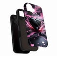 thumbnail image 3 of Glossy Heart Shaped Case Marbled Pink Black Glitter Fluid Art Design Valentine's Day Gift Compatible with iPhone 11/12/13/14/15/16 (Pro Max/Plus), 3 of 9