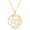 White, variant on 14k Whte Gold Over Sterling Silver Plain Metal In Pentacle Circle Celtic Knot Star Pendant Necklace Along With 18" Chain For Womens