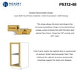 thumbnail image 4 of Hickory Hardware P5312-BI Black Iron Double Demountable Hinge, 4 of 5