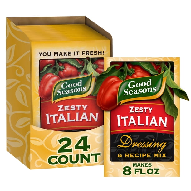Good Seasons Zesty Italian Dressing & Recipe Seasoning Mix (24 Ct Pack