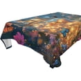 thumbnail image 4 of YAZAOO Square Tablecloth Fairy Lights Pattern Tableclothes, 4 of 9