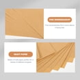 thumbnail image 2 of SHISUYAN 100 Sheets Kraft Paper Sticker Printer Kraft Paper Adhesive Kraft Paper Kraft Paper Label, 2 of 8